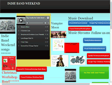 Tablet Screenshot of indiebandweekend.com